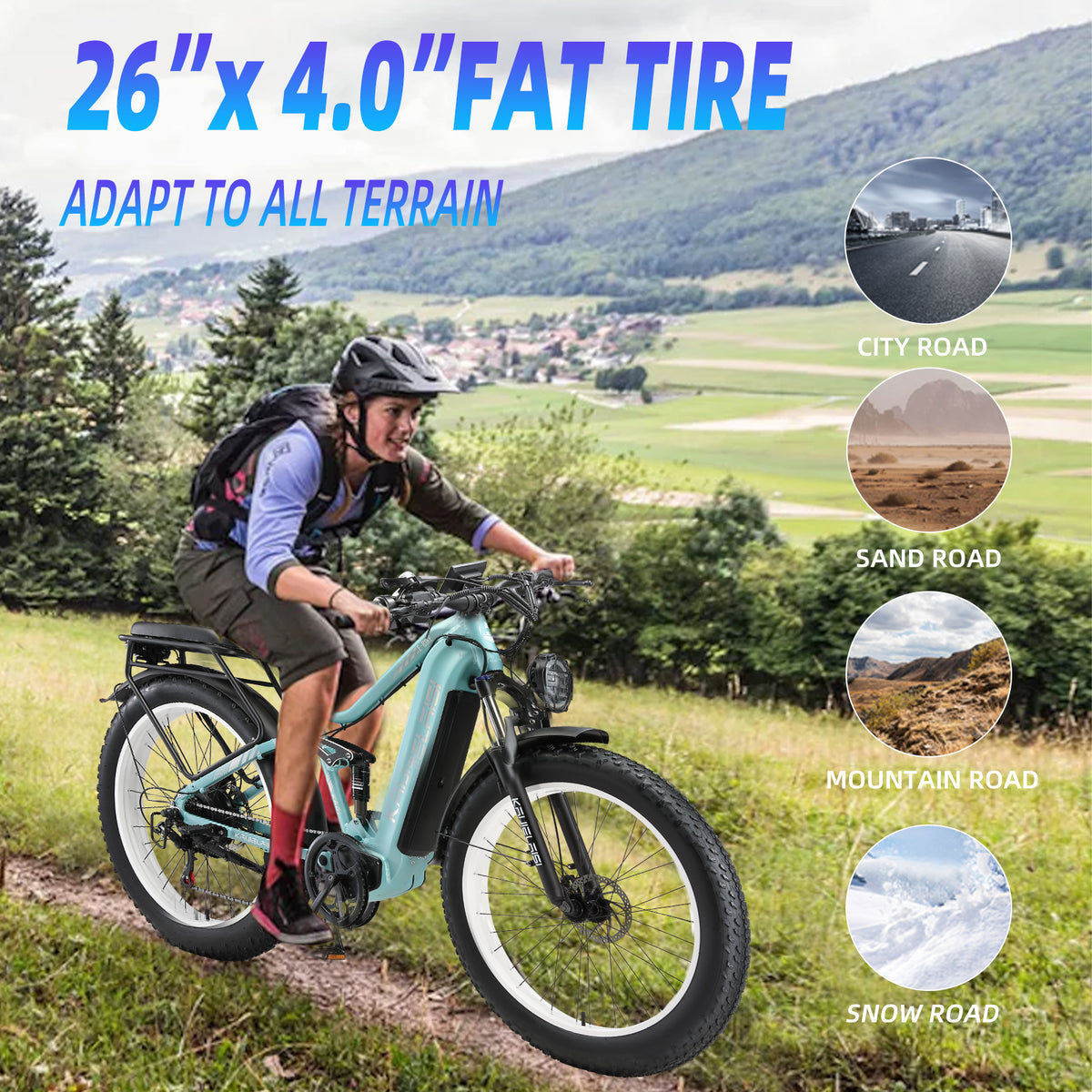KETELES K801 Electric Commuting Bike – 48V 32Ah, 250W