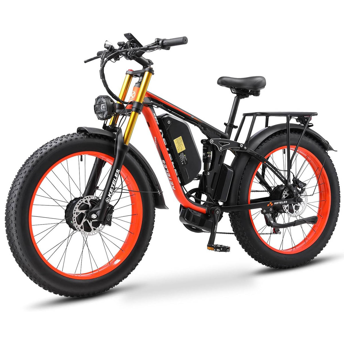 K800P 48V 23AH Dual Motor Electric Bike for Adults