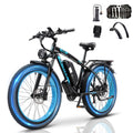 Jesrider Electric Bike for Adults Road Legal 250W, 48V 20Ah E bike with Phone Holder, 26"x4" Electric Bikes for Adults, 85N·m, 80-100KM PAS Range, All-Terrain Ebike, Electric Mountain Bike