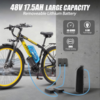 Jesrider K820 48V 17.5Ah Electric Bike for Adults