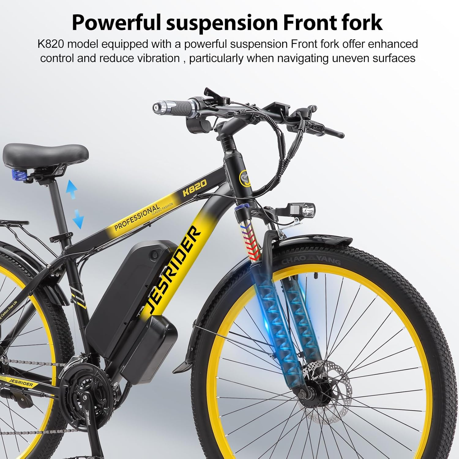 Jesrider K820 48V 17.5Ah Electric Bike for Adults