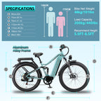 KETELES K801 Electric Commuting Bike – 48V 32Ah, 250W