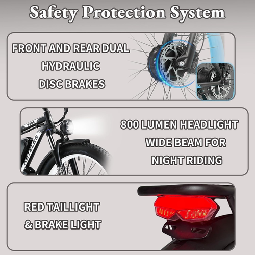 Jesrider K800 Dual Motor Electric Bike, 53V 32Ah Battery, Electric Mountain Bike