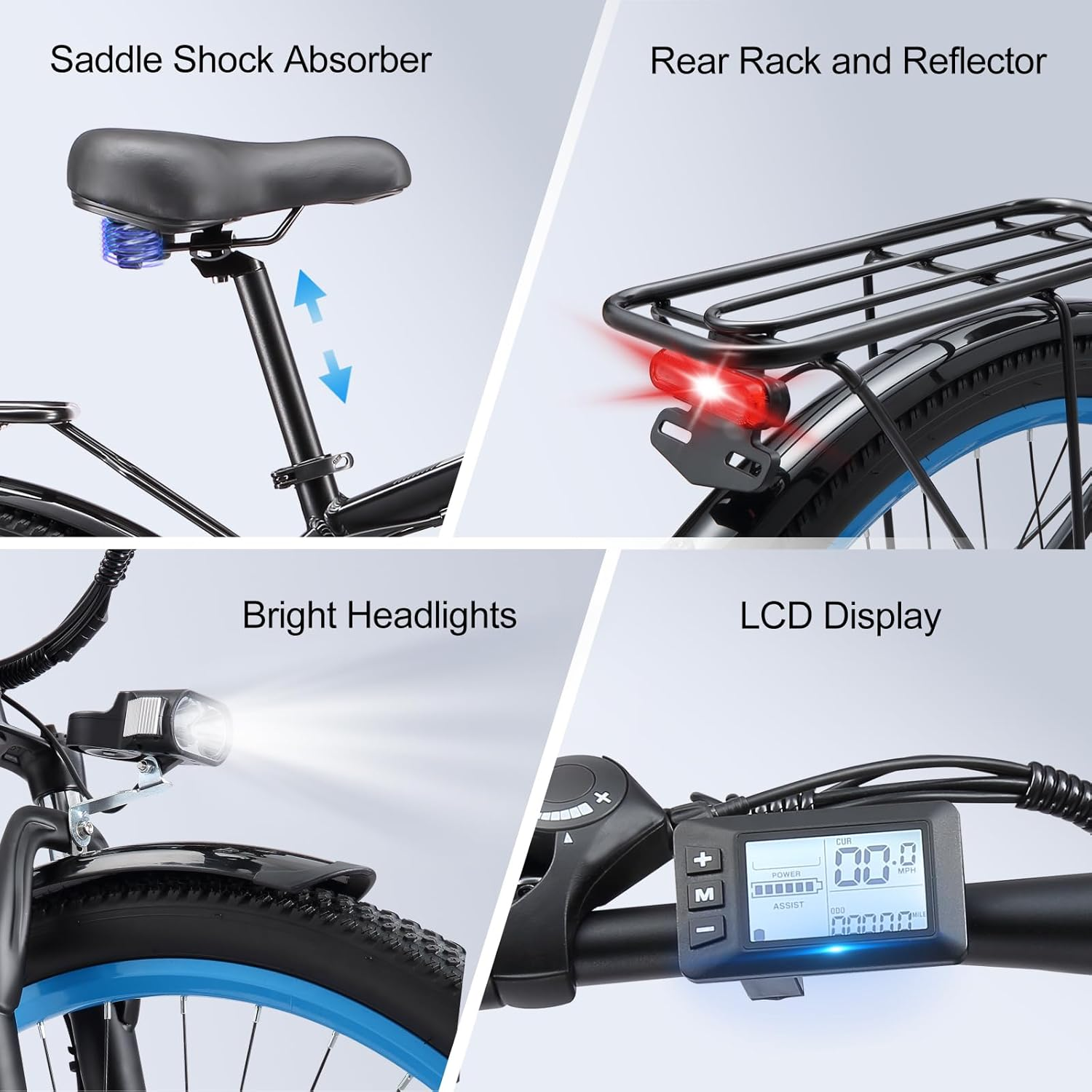 Jesrider K820 48V 17.5Ah Electric Bike for Adults