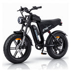 Jesrider G650 Fat Tire Electric Bike for Adults | All-Terrain Retro Moto E-Bike, 3 Riding Modes, LCD Display