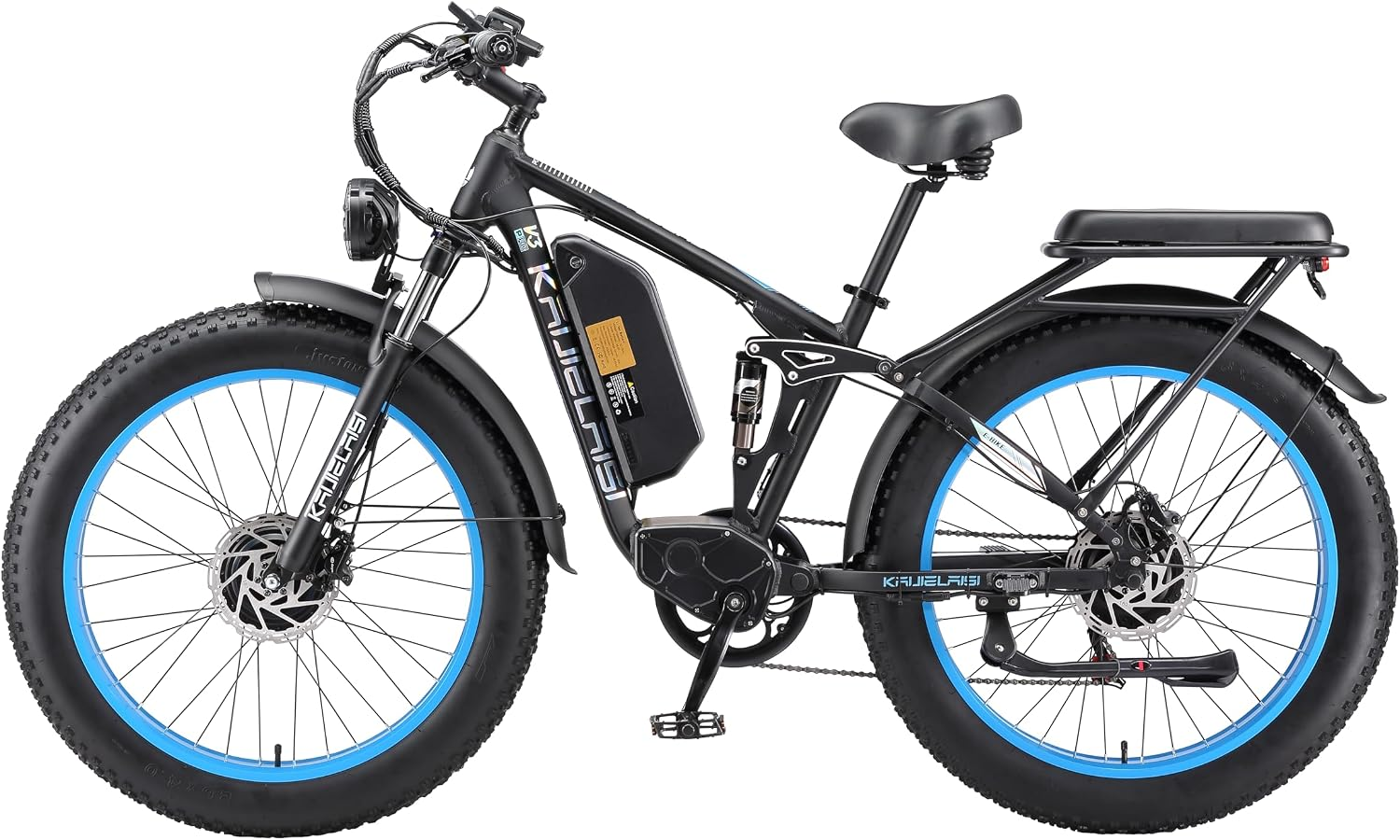 Jesrider V3 Pro Electric Bike for Adults, 52V 32Ah Battery